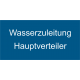 Folien-Schild Text graviert