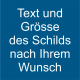 Gravur-Schild