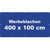 Werbeblache 400x100cm