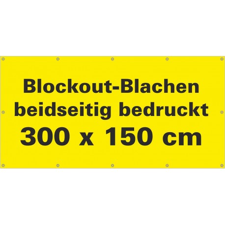 Blockout Werbebanner
