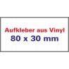 PVC-Aufkleber 4/0-farbig bedruckt