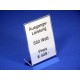 Preisblattsteller Acrylglas DIN A7 hoch