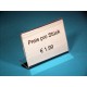 Preisblattsteller Acrylglas DIN A5 quer