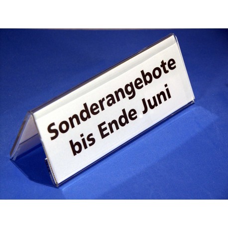 Tischreiter Acrylglas 148x53mm