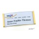 Namensschild polar® 30 "metal" 70x30mm gold