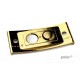 Namensschild polar® 30 "metal" 70x30mm gold