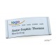 Namensschild polar® 35 "metal" 80x34mm chrom hochglanz