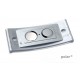 Namensschild polar® 35 "color" 80x34mm weiss