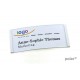 Namensschild polar® 35 "color" 80x34mm weiss