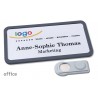 Namensschild OFFICE® 40 Farbe anthrazit mit Magnet standard