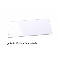 Sichtscheibe polar® 30 - 65x30mm Ersatzkomponente glasklar im 10er Pack