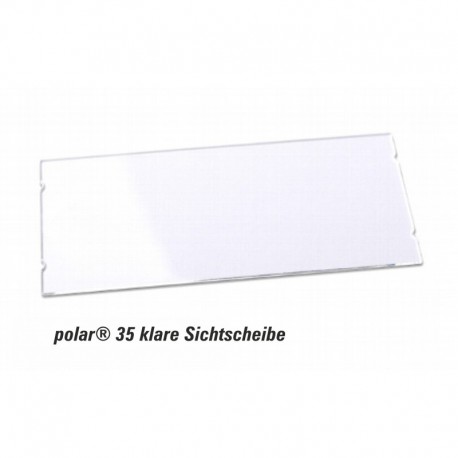 Sichtscheibe polar® 35 - 74x34mm Ersatzkomponente glasklar im 10er Pack